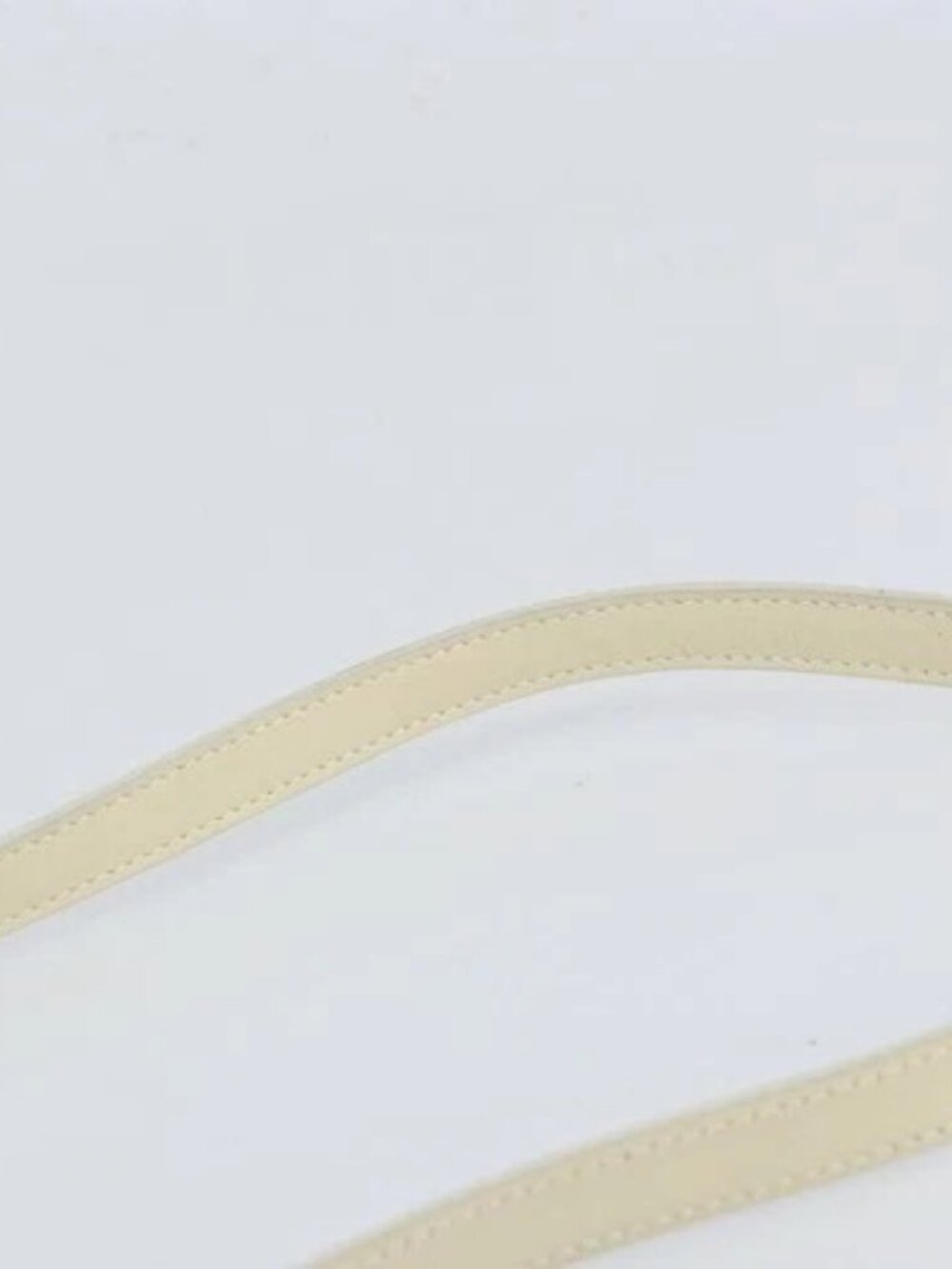 GUCCI Bamboo Hand Bag Leather 2way White Gold - Picture 12 of 16